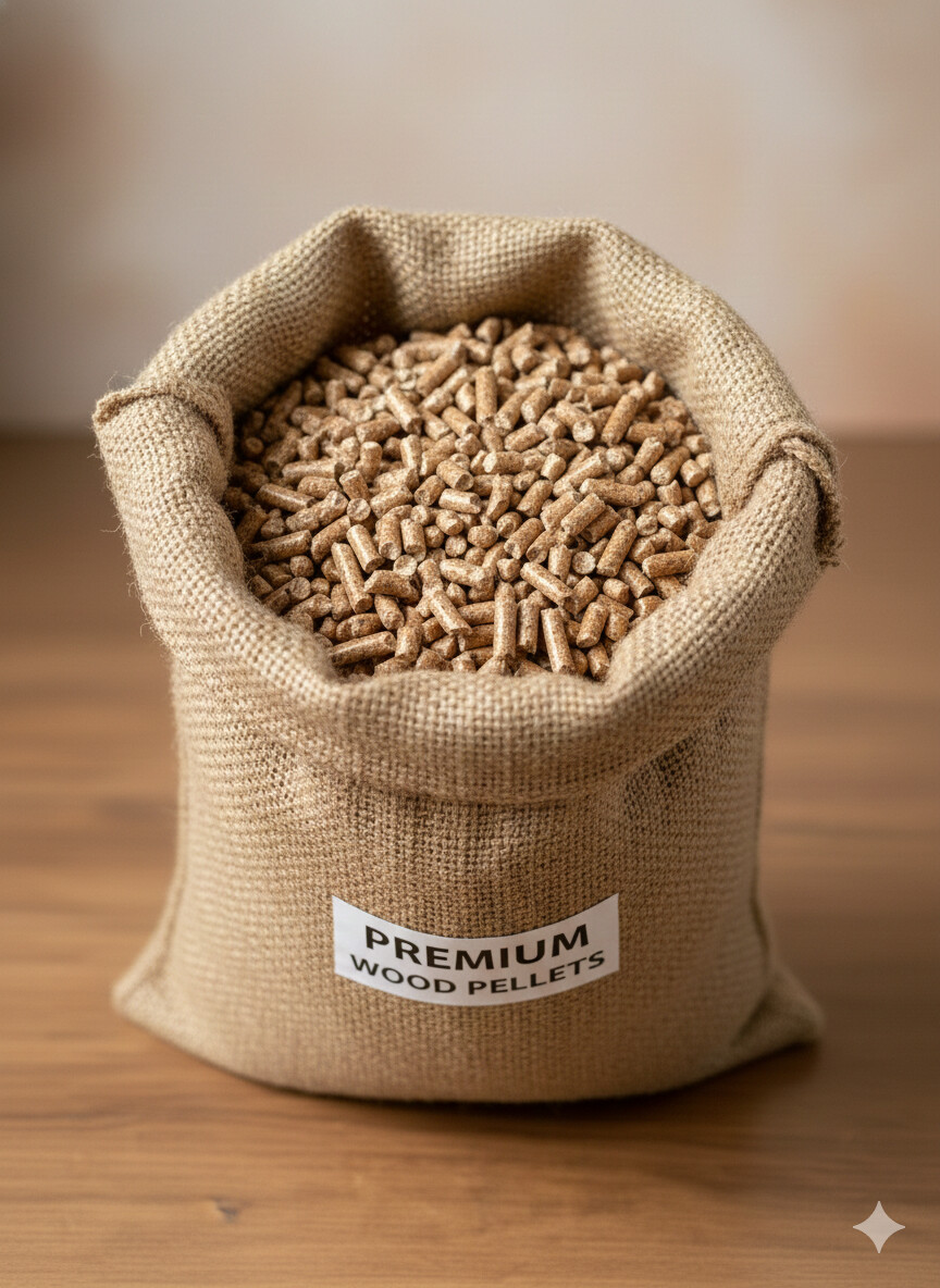 High Quality Wood Pellets Hand